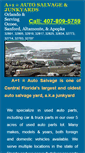 Mobile Screenshot of a1autosalvage.com